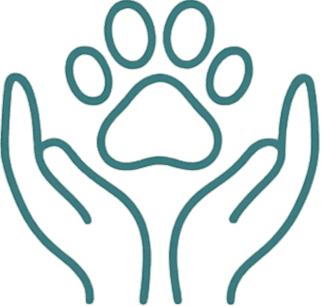 Compassionate connection between pet owner and beloved pet during end-of-life care